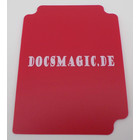 Docsmagic.de Deck Box + 100 Double Mat Red Sleeves Standard - Kartenbox & Kartenhüllen Rot - PKM MTG