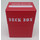 Docsmagic.de Deck Box + 100 Double Mat Red Sleeves Standard - Kartenbox & Kartenhüllen Rot - PKM MTG