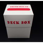 Docsmagic.de Deck Box + 100 Double Mat White Sleeves Standard - Kartenbox & Kartenhüllen Weiss - PKM MTG