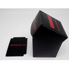 Docsmagic.de Deck Box Big + 100 Double Mat Black Sleeves Standard - Kartenbox & Kartenhüllen Schwarz - PKM MTG