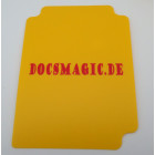 Docsmagic.de Deck Box + 60 Mat Yellow Sleeves Small Size - Mini Kartenbox & Kartenhüllen Gelb - YGO