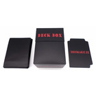 Docsmagic.de Deck Box + 60 Double Mat Black Sleeves Small...