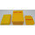 Docsmagic.de Deck Box + 60 Double Mat Yellow Sleeves Small Size - Mini Kartenbox & Kartenhüllen Gelb - YGO