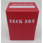 Docsmagic.de Deck Box Red +  Card Divider - Kartenbox Rot - PKM - YGO MTG