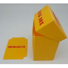Docsmagic.de Deck Box Yellow +  Card Divider - Kartenbox...