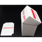 Docsmagic.de Deck Box White +  Card Divider - Kartenbox Weiss - PKM - YGO MTG