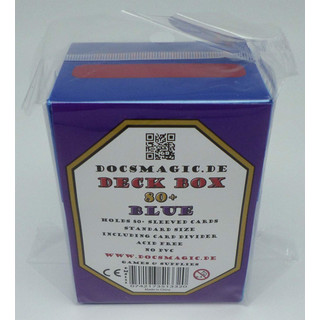 Docsmagic.de Deck Box Blue +  Card Divider - Kartenbox Blau - PKM - YGO MTG