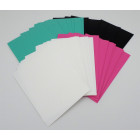 4 x 60 Docsmagic.de Mat Card Sleeves Small Size 62 x 89 - Black White Mint Pink - YGO Cardfight - Mini Kartenhüllen