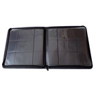 Docsmagic.de Premium 12-Pocket Playset Zip-Album Black - 480 Card Binder - MTG - PKM - YGO - Sammelordner Schwarz