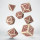Dwarven Beige & Burgundy Dice Set (7)