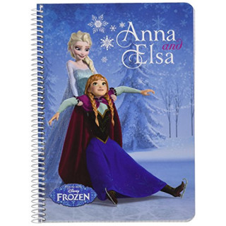 Disney Frozen Notizbuch, Hardcover, 80 Blatt, Blau (Safta 511615065).