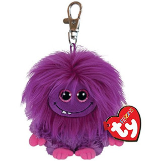 Carletto Ty 37329 - Lola Clip Frizzy mit Glitzeraugen, 8.5 cm, lila