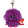 Carletto Ty 37329 - Lola Clip Frizzy mit Glitzeraugen, 8.5 cm, lila