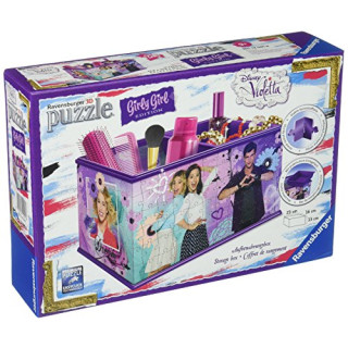 Ravensburger 12091 - 3D-Puzzle Girly Girl Edition Aufbewahrungsbox, violett