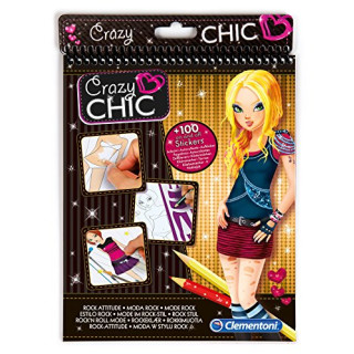 Clementoni 15765.5 - Fashion Sketchbooks, Rock