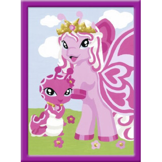Ravensburger Spieleverlag 27972 - Filly Valentina - Malen nach Zahlen, 13 x 18 cm