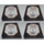 200 Docsmagic.de 18-Pocket Pages Black - Sideloading - MTG PKM YGO  - 11-Hole - Ordnerseiten Schwarz