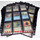 200 Docsmagic.de 18-Pocket Pages Black - Sideloading - MTG PKM YGO  - 11-Hole - Ordnerseiten Schwarz