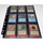 200 Docsmagic.de 18-Pocket Pages Black - Sideloading - MTG PKM YGO  - 11-Hole - Ordnerseiten Schwarz