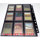 Docsmagic.de 3-Ring Album Black + 50 18-Pocket Pages Black - Sideloading - Sammelalbum + Ordnerseiten - Schwarz - PKM - YGO MTG