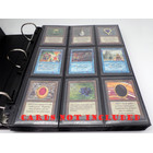 Docsmagic.de 3-Ring Album Black + 50 18-Pocket Pages Black - Sideloading - Sammelalbum + Ordnerseiten - Schwarz - PKM - YGO MTG