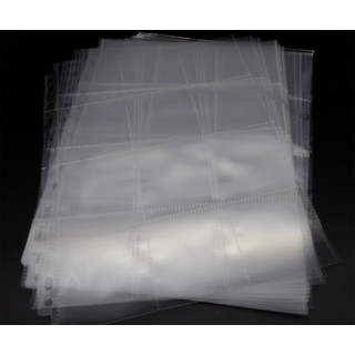 10 Docsmagic.de 12-Pocket Pages - Sticker - Square Cards - 11-Hole - Ordnerseiten