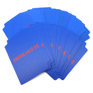 25 Docsmagic.de Trading Card Deck Divider Blue - Kartentrenner Blau - MTG PKM YGO
