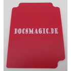 25 Docsmagic.de Trading Card Deck Divider Red - Kartentrenner Rot - MTG PKM YGO