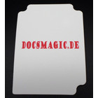 25 Docsmagic.de Trading Card Deck Divider White - Kartentrenner Weiss - MTG PKM YGO