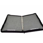 Docsmagic.de 3-Ring Premium Zip-Album Black - Sammelordner Reißverschluss Kartenalbum Schwarz - PKM - YGO MTG
