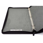 Docsmagic.de 3-Ring Premium Zip-Album Black - Sammelordner Reißverschluss Kartenalbum Schwarz - PKM - YGO MTG