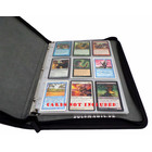 Docsmagic.de 3-Ring Premium Zip-Album Black + 50 9-Pocket Premium Pages - Sammelalbum + Ordnerseiten - Schwarz - PKM - YGO MTG