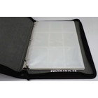 Docsmagic.de 3-Ring Premium Zip-Album Black + 50 9-Pocket Premium Pages - Sammelalbum + Ordnerseiten - Schwarz - PKM - YGO MTG
