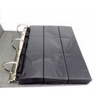 Docsmagic.de 3-Ring Premium Album Black + 50 18-Pocket Sideloading Pages - Sammelalbum + Ordnerseiten - Schwarz - PKM - YGO MTG