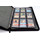 Docsmagic.de 3-Ring Premium Zip-Album Black + 25 18-Pocket Sideloading Pages - Sammelalbum + Ordnerseiten - Schwarz - PKM - YGO MTG