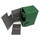Docsmagic.de Premium Magnetic Tray Box (80) Green + Deck Divider - MTG PKM YGO - Kartenbox Grün