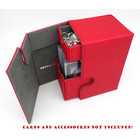 Docsmagic.de Premium Magnetic Tray Box (80) Red + Deck...