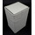 Docsmagic.de Premium Magnetic Tray Box (80) White + Deck Divider - MTG PKM YGO - Kartenbox Weiss