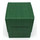 Docsmagic.de Premium Magnetic Flip Box (100) Green + Deck Divider - MTG PKM YGO - Kartenbox Grün