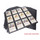 10 Docsmagic.de 24-Pocket Playset Pages Black - Sideloading - MTG PKM YGO  - 11-Hole - Ordnerseiten Schwarz