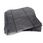 50 Docsmagic.de 24-Pocket Playset Pages Black - Sideloading - MTG PKM YGO  - 11-Hole - Ordnerseiten Schwarz