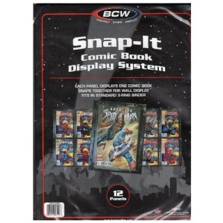 12x BCW "SNAP-IT" Wandhalterung / Wall Mount for Comic Books