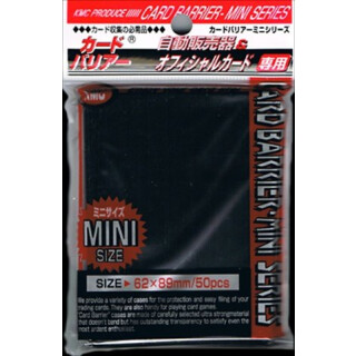 KMC Small Sleeves - Black (50 Sleeves)
