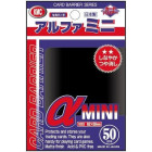 KMC Small Sleeves - Alpha Mini Black (50 Sleeves)