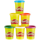 Hasbro Play-Doh 4 Primary Colours + 2 Bonus Colours Tubes...