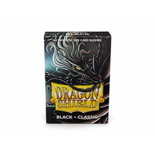 Dragon Shield Japanese Art Sleeves - Classic Black (60 Sleeves)