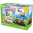 BRIO World 33944 - Village Eisdiele, bunt