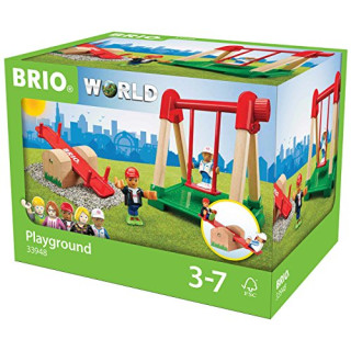 BRIO World 33948 - Village Spielplatz, bunt