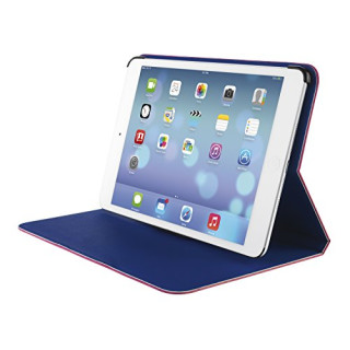 Trust Aeroo iPad Air Hülle - Sehr flaches Hülle mit Standfunktion für Apple iPad Air blau/pink