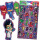 Haza PJ Masks-Sticker-Bogen mit Glitzer-Aufklebern der Pyjamahelden, über 20 Stück